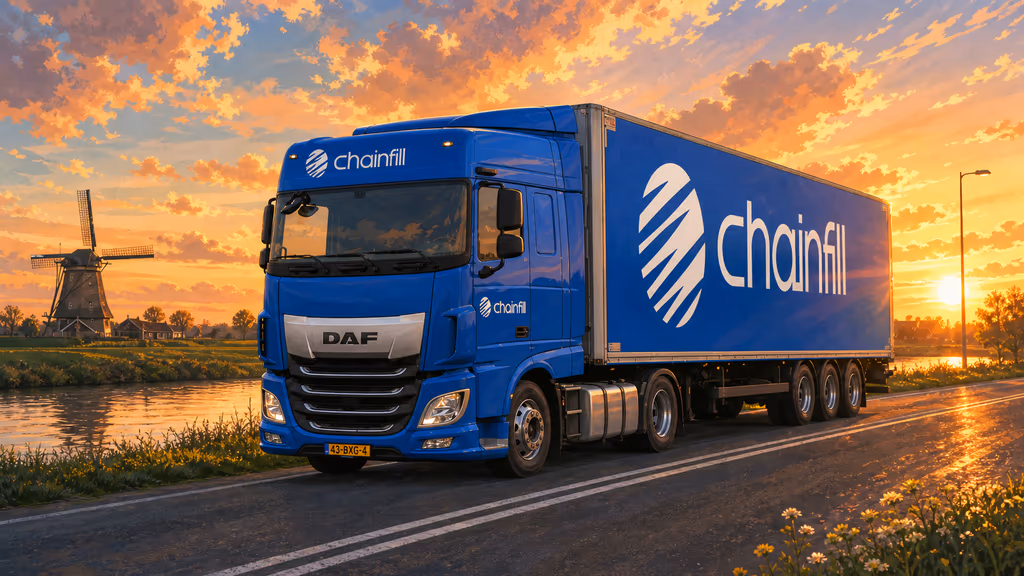 Chainfill processing transport orders with AI