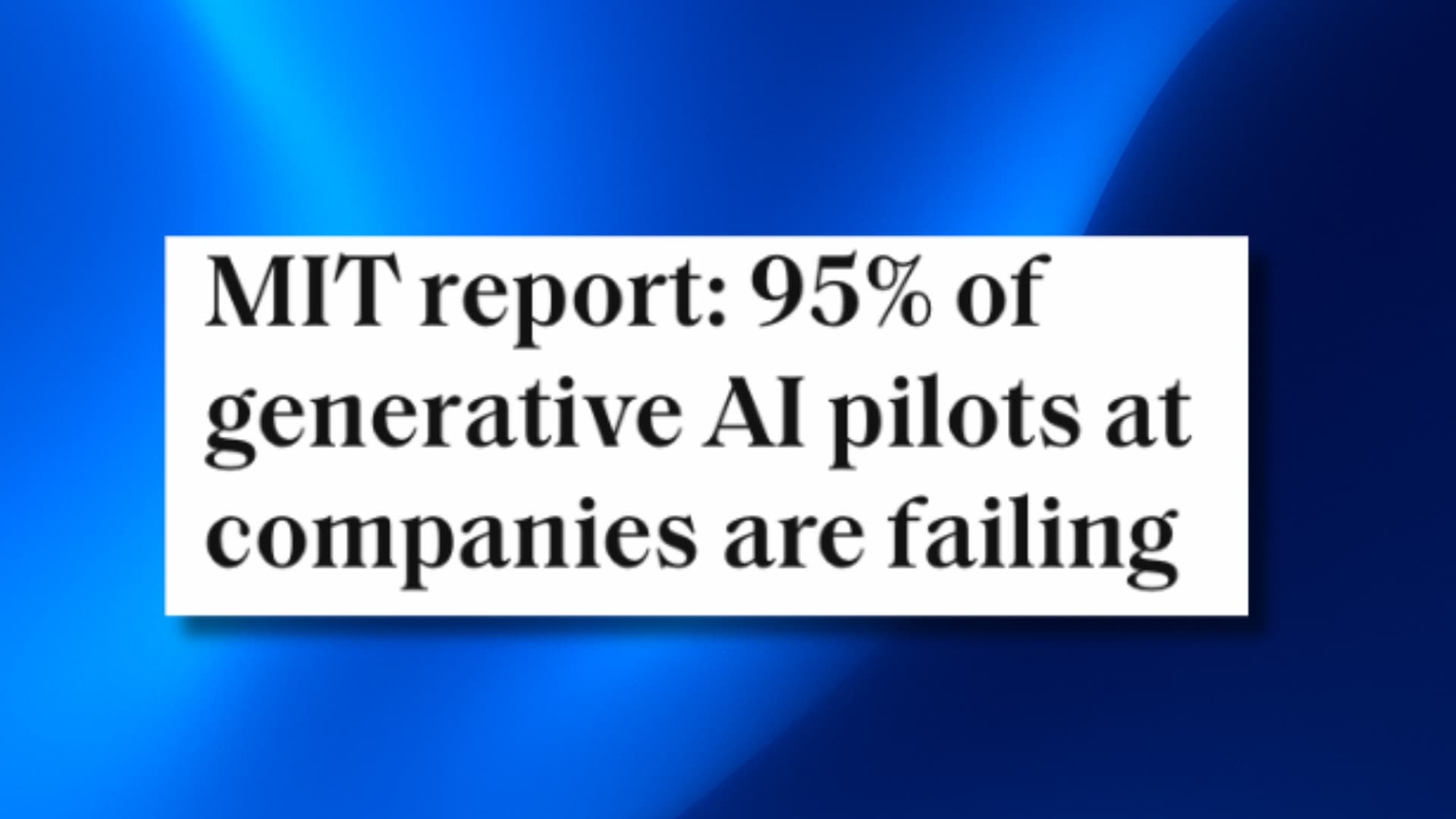 AI oplossingen zelf bouwen als non-IT bedrijf? Doe maar niet. Het bewijs liegt er niet om.
